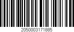 Código de barras (EAN, GTIN, SKU, ISBN): '2050003171885'