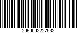 Código de barras (EAN, GTIN, SKU, ISBN): '2050003227933'