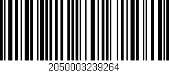 Código de barras (EAN, GTIN, SKU, ISBN): '2050003239264'