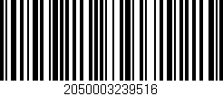 Código de barras (EAN, GTIN, SKU, ISBN): '2050003239516'