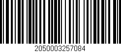 Código de barras (EAN, GTIN, SKU, ISBN): '2050003257084'