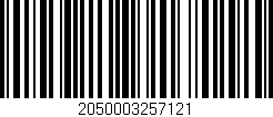 Código de barras (EAN, GTIN, SKU, ISBN): '2050003257121'