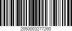 Código de barras (EAN, GTIN, SKU, ISBN): '2050003277280'