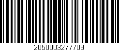 Código de barras (EAN, GTIN, SKU, ISBN): '2050003277709'