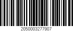 Código de barras (EAN, GTIN, SKU, ISBN): '2050003277907'