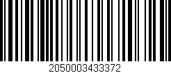 Código de barras (EAN, GTIN, SKU, ISBN): '2050003433372'