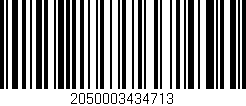 Código de barras (EAN, GTIN, SKU, ISBN): '2050003434713'