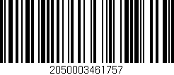 Código de barras (EAN, GTIN, SKU, ISBN): '2050003461757'