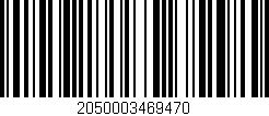 Código de barras (EAN, GTIN, SKU, ISBN): '2050003469470'