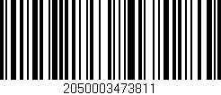 Código de barras (EAN, GTIN, SKU, ISBN): '2050003473811'