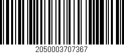 Código de barras (EAN, GTIN, SKU, ISBN): '2050003707367'