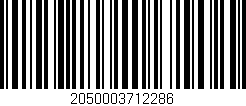 Código de barras (EAN, GTIN, SKU, ISBN): '2050003712286'