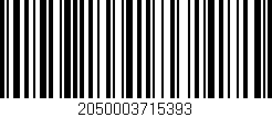 Código de barras (EAN, GTIN, SKU, ISBN): '2050003715393'