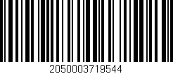 Código de barras (EAN, GTIN, SKU, ISBN): '2050003719544'