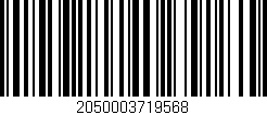 Código de barras (EAN, GTIN, SKU, ISBN): '2050003719568'