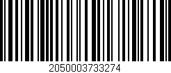 Código de barras (EAN, GTIN, SKU, ISBN): '2050003733274'