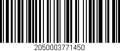 Código de barras (EAN, GTIN, SKU, ISBN): '2050003771450'