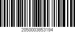 Código de barras (EAN, GTIN, SKU, ISBN): '2050003853194'