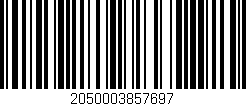 Código de barras (EAN, GTIN, SKU, ISBN): '2050003857697'