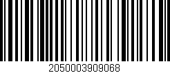 Código de barras (EAN, GTIN, SKU, ISBN): '2050003909068'