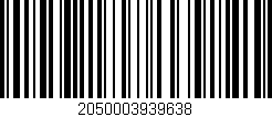 Código de barras (EAN, GTIN, SKU, ISBN): '2050003939638'