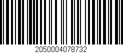 Código de barras (EAN, GTIN, SKU, ISBN): '2050004078732'