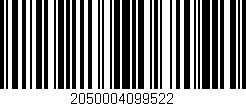 Código de barras (EAN, GTIN, SKU, ISBN): '2050004099522'