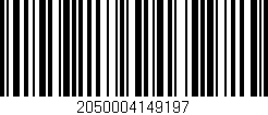 Código de barras (EAN, GTIN, SKU, ISBN): '2050004149197'