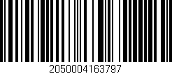 Código de barras (EAN, GTIN, SKU, ISBN): '2050004163797'