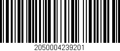 Código de barras (EAN, GTIN, SKU, ISBN): '2050004239201'