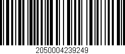 Código de barras (EAN, GTIN, SKU, ISBN): '2050004239249'