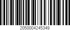 Código de barras (EAN, GTIN, SKU, ISBN): '2050004245349'