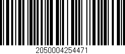 Código de barras (EAN, GTIN, SKU, ISBN): '2050004254471'
