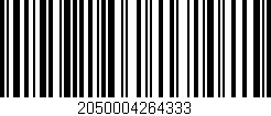 Código de barras (EAN, GTIN, SKU, ISBN): '2050004264333'