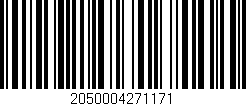 Código de barras (EAN, GTIN, SKU, ISBN): '2050004271171'