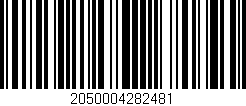 Código de barras (EAN, GTIN, SKU, ISBN): '2050004282481'