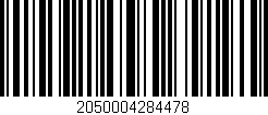 Código de barras (EAN, GTIN, SKU, ISBN): '2050004284478'