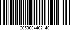 Código de barras (EAN, GTIN, SKU, ISBN): '2050004402148'