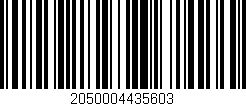 Código de barras (EAN, GTIN, SKU, ISBN): '2050004435603'