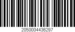 Código de barras (EAN, GTIN, SKU, ISBN): '2050004436297'
