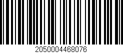Código de barras (EAN, GTIN, SKU, ISBN): '2050004468076'