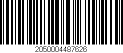 Código de barras (EAN, GTIN, SKU, ISBN): '2050004487626'