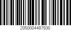 Código de barras (EAN, GTIN, SKU, ISBN): '2050004487930'