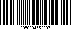 Código de barras (EAN, GTIN, SKU, ISBN): '2050004553307'