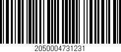 Código de barras (EAN, GTIN, SKU, ISBN): '2050004731231'