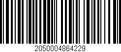 Código de barras (EAN, GTIN, SKU, ISBN): '2050004864229'
