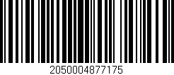 Código de barras (EAN, GTIN, SKU, ISBN): '2050004877175'