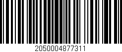Código de barras (EAN, GTIN, SKU, ISBN): '2050004877311'