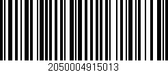 Código de barras (EAN, GTIN, SKU, ISBN): '2050004915013'
