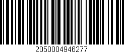 Código de barras (EAN, GTIN, SKU, ISBN): '2050004946277'